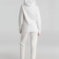 Толстовка с капюшоном унисекс King, белая, размер XS