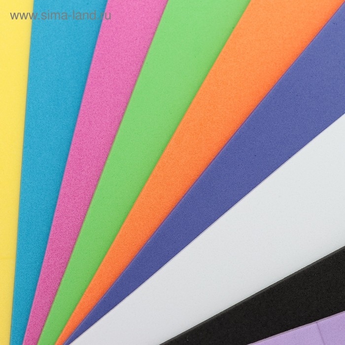Набор Набор "Пенка" А4, 10 листов, 10 цветов, толщина 2 мм