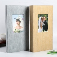 Фотоальбом на 300 фото 10х15 см, рамка 9х13 см "Серебряные нити" МИКС 33х17х5,5 см