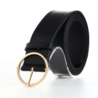 Ремень женский, ширина 4 см, винт, цвет чёрный Ремень женский, ширина 4 см, винт, цвет чёрный