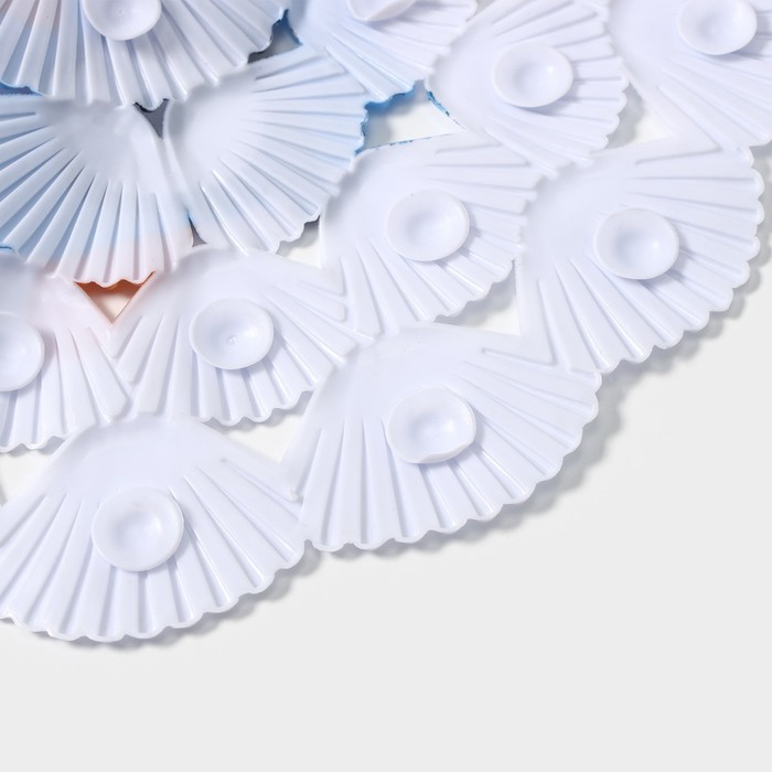 Коврик противоскользящий в ванну на присосках Доляна &laquo;Совы&raquo;, 37&times;67 см