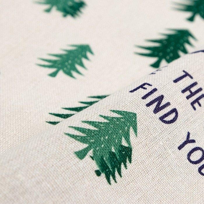 Скатерть Доляна "Елочки" 145х200&plusmn;3см,100%пэ, рогожка 130 гр/м