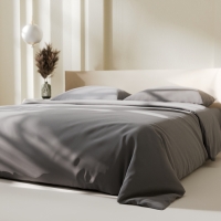 Постельное бельё LoveLife 2 сп "Gray mist" 180х215 см, 200х225 см, 50х70&plusmn;3 см-2 шт, микрофибра 85 гр