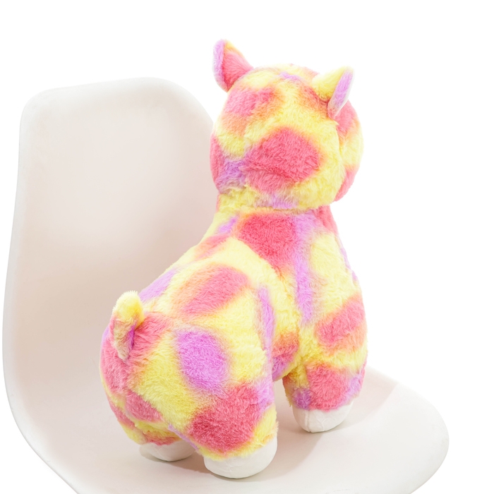 Мягкая игрушка &laquo;Лама&raquo;, 45 см, цвет жёлто-розовый