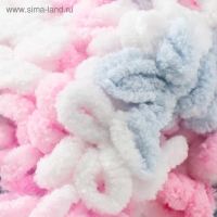 Пряжа "Puffy Fine Color" 100% микрополиэстер 14,5м/100гр (5945 бел-сер-роз) Пряжа "Puffy Fine Color" 100% микрополиэстер 14,5м/100гр (5945 бел-сер-роз)