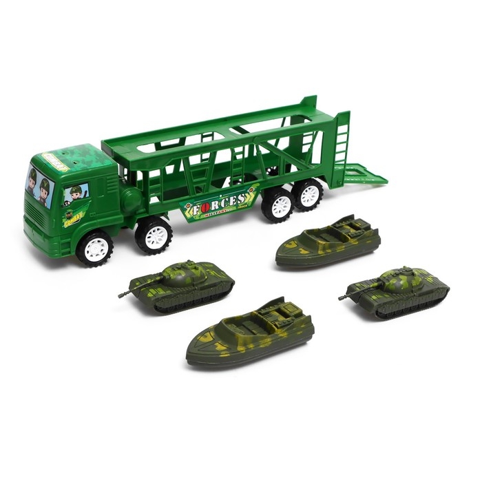 Грузовик инерционный &laquo;Военный автовоз&raquo;