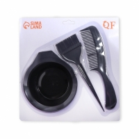 Набор для окрашивания, 3 предмета, цвет чёрный Набор для окрашивания, 3 предмета, цвет чёрный