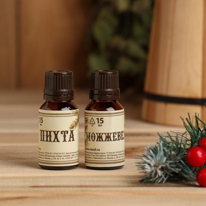 Набор эфирных масел, 2 шт, 15 мл, в коробке Набор эфирных масел, 2 шт, 15 мл, в коробке "100% мужчина"