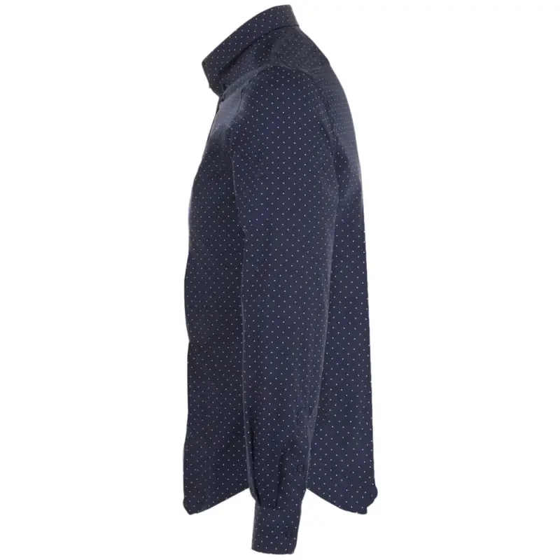 Рубашка мужская Becker Men, темно-синяя с белым, размер S Рубашка мужская Becker Men, темно-синяя с белым, размер S