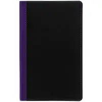 Ежедневник Nice Twice, недатированный, черный с фиолетовым