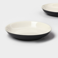 Набор тарелок керамических Magistro Matt black, 950 мл, 23,5×4 см, 2 шт Набор тарелок керамических Magistro Matt black, 950 мл, 23,5×4 см, 2 шт