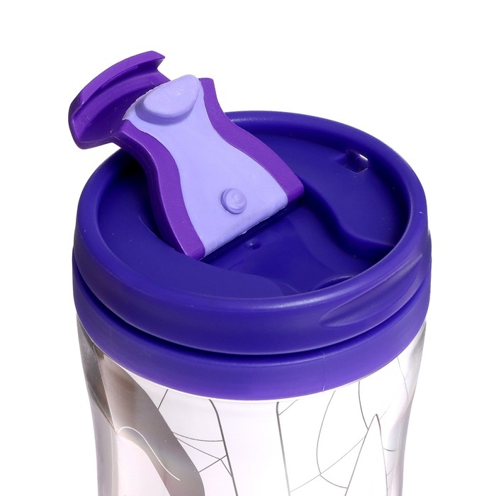 Термостакан &laquo;Готическая девочка&raquo;, цвет фиолетовый