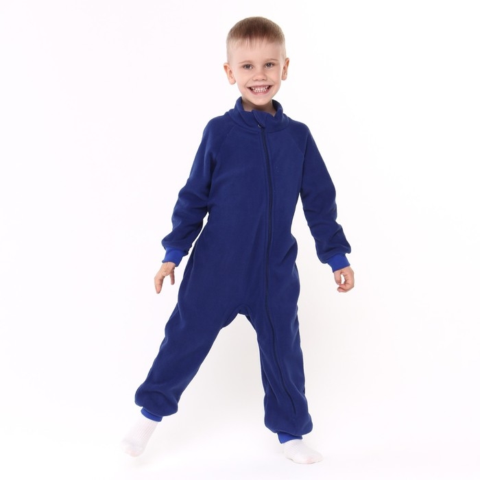 Комбинезон воротник-стойка, цвет синий, рост 80-86 см Комбинезон воротник-стойка, цвет синий, рост 80-86 см