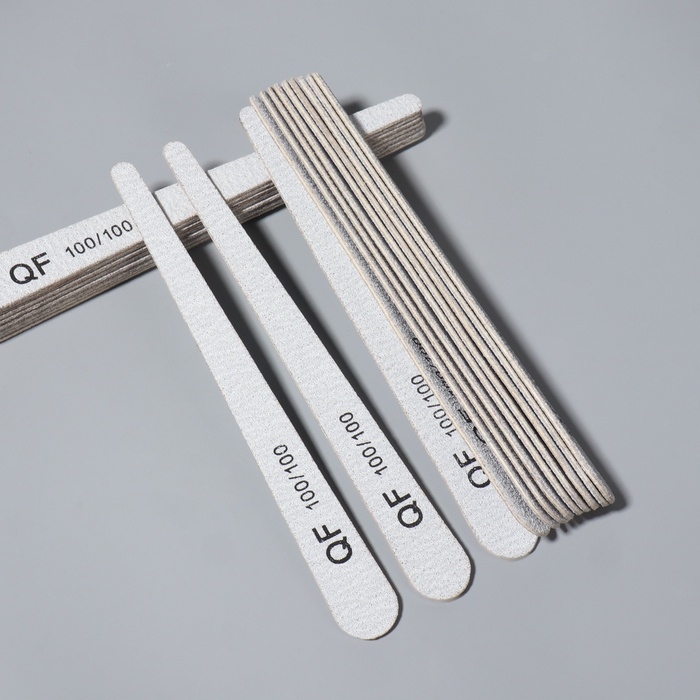 Пилка-наждак, набор 20 шт, деревянная основа, абразивность 100/100, 18 см, цвет серый Пилка-наждак, набор 20 шт, деревянная основа, абразивность 100/100, 18 см, цвет серый