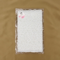 Кружевная эластичная ткань, 220 мм &times; 2,7 &plusmn; 0,5 м, цвет белый