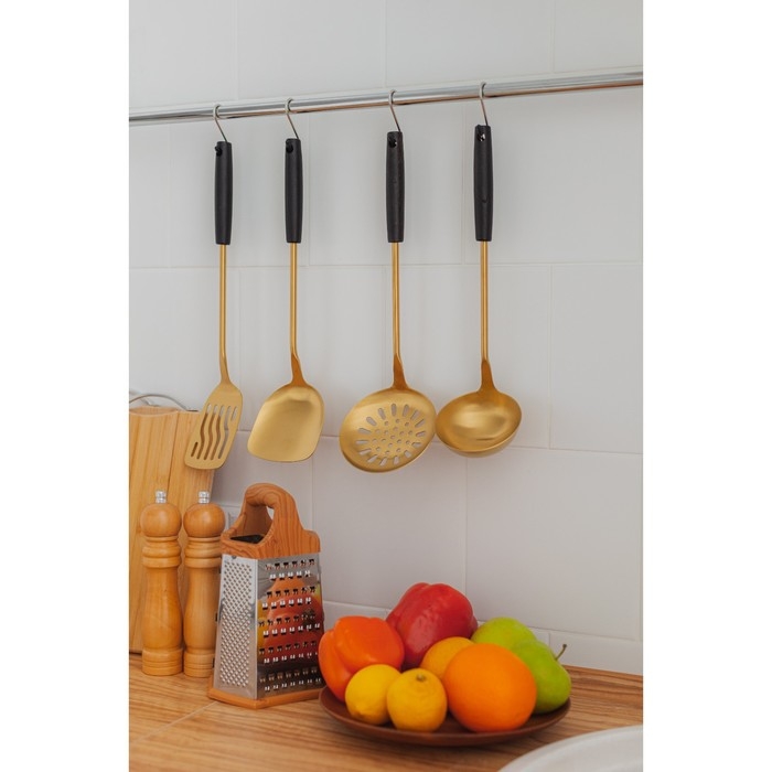 Тёрка шестигранная Доляна &laquo;Деревушка&raquo;, 14,5&times;11&times;23 см, цвет коричневый