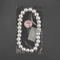 Подхват для штор &laquo;Бусы из жемчуга&raquo;, d = 1,5 см, 40 &plusmn; 1 см, цвет белый