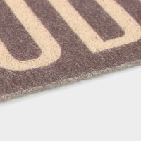 Коврик придверный грязезащитный Доляна Welcome. Goodbye, 50&times;80 см