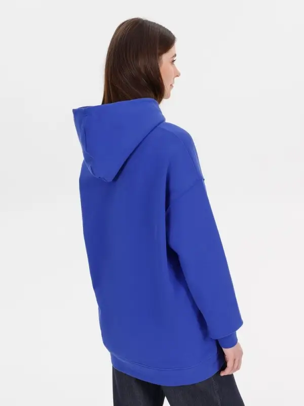 Худи оверсайз унисекс Outshine, ярко-синее, размер XS/S