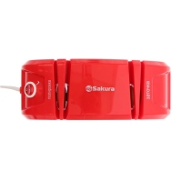 Точилка для ножей Sakura SA-6604R, электрическая, 120 Вт, красная