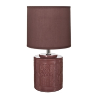 Настольная лампа Берти E14 40Вт терракотовый 15х15х29 см RISALUX Настольная лампа Берти E14 40Вт терракотовый 15х15х29 см RISALUX