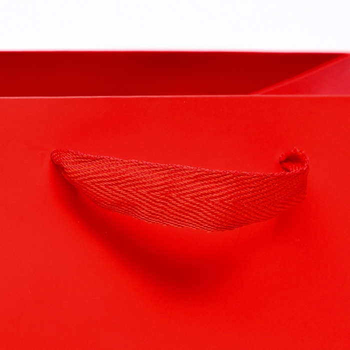 Пакет под торт, 40 х 40 х 40см, красный,1 шт