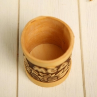 Туес «Цветочный», мёд, 6×9,5 см, береста Туес «Цветочный», мёд, 6×9,5 см, береста