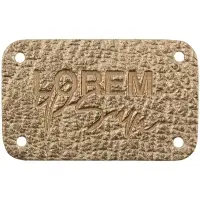 Лейбл Corolla Metal, S, золотой Лейбл Corolla Metal, S, золотой