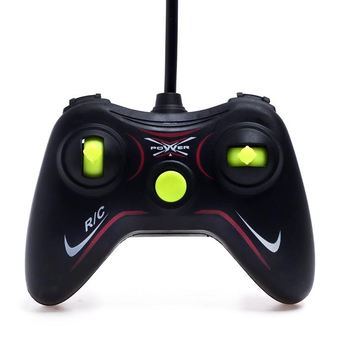 Перевёртыш радиоуправляемый &laquo;Скорость&raquo;, работает от батареек, световые эффекты, цвет синий