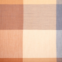 Палантин текстильный, цвет бежевый/коричневый, размер 68х175 Палантин текстильный, цвет бежевый/коричневый, размер 68х175