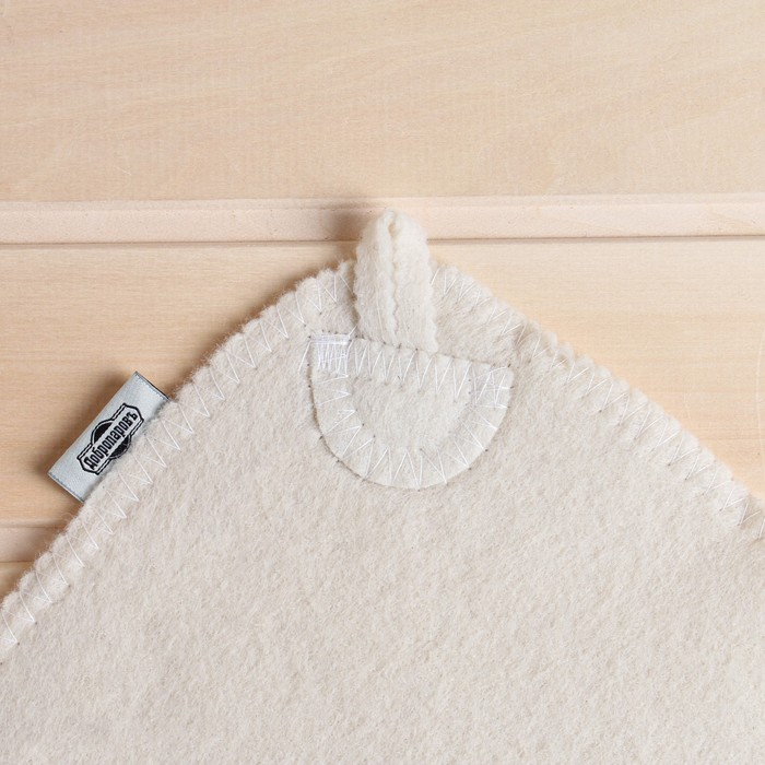 Набор для бани Набор для бани "Царица" шапка, коврик, рукавица