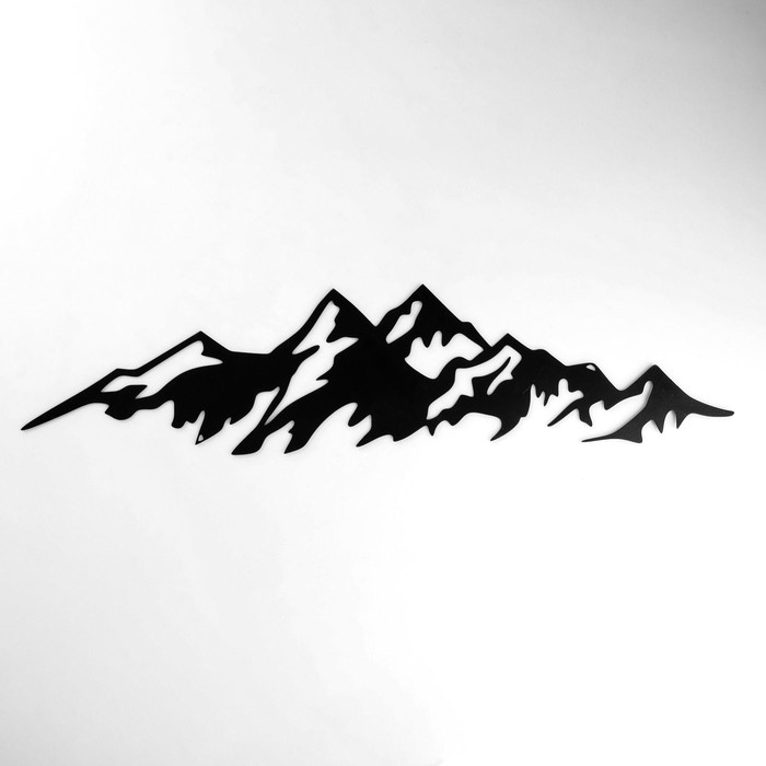 Панно металлическое Панно металлическое "Горы" 40х9см