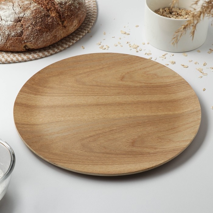 Блюдо для подачи Доляна &laquo;Заря&raquo;, d=30 см, акация