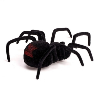 Паук радиоуправляемый &laquo;Чёрная вдова&raquo;, световые эффекты, работает от батареек