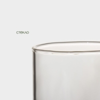 Банка стеклянная для хранения сыпучих продуктов BellaTenero &laquo;Эко&raquo;, 200 мл, 5,5&times;10,5 см, с бамбуковой крышкой