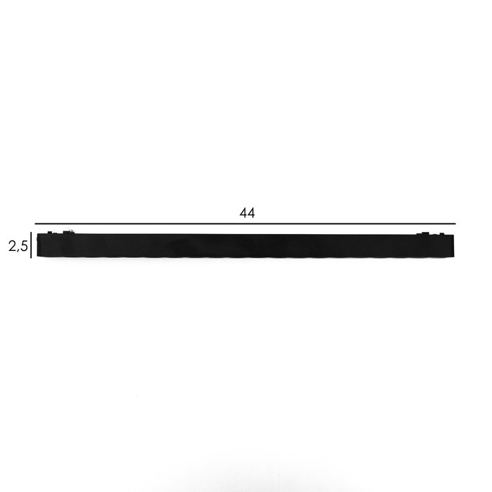 Светильник трековый ULTRA Светильник трековый ULTRA "Линза" LED 24Вт 3000K-5700К CRI90 черный 44,5х2,6х2,4см