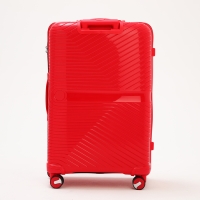 Чемодан большой 100 л (L), отдел на молнии, кодовый замок, 4 колеса, цвет красный