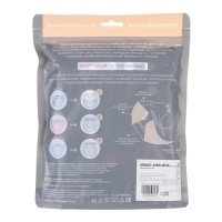 Многоразовый подгузник &laquo;Акулы&raquo;, 3-15 кг, угольно-бамбуковая ткань, цвет черный, Крошка Я