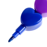 Восковой карандаш &laquo;Сердечко&raquo;, набор 8 цветов