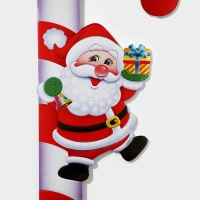 Топпер декоративный трость "Дедушка мороз с подарком" 16,7х67,5 см Топпер декоративный трость "Дедушка мороз с подарком" 16,7х67,5 см