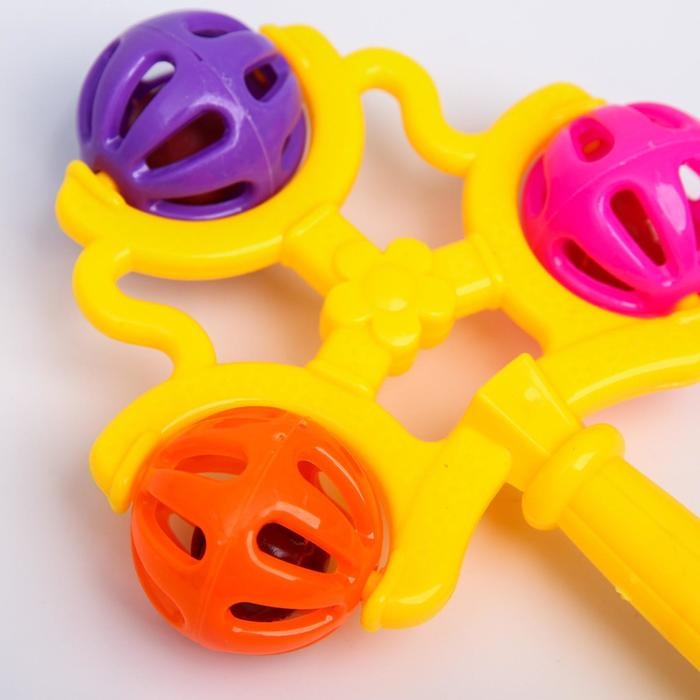 Погремушка &laquo;Первая игрушка&raquo;, цвет МИКС, Крошка Я