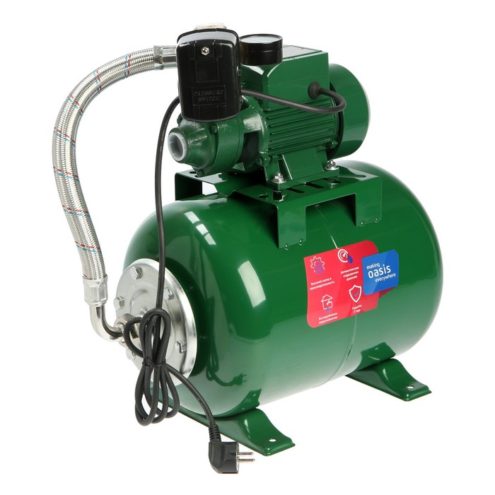 Насосная станция Oasis S 35/35CV - 24, 370 Вт, напор 35 м, 35 л/мин, бак 24 л Насосная станция Oasis S 35/35CV - 24, 370 Вт, напор 35 м, 35 л/мин, бак 24 л