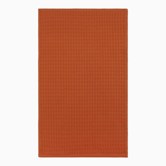 Полотенце "Доляна" цв. коричневый 35х60 см, 100% хл., крупная вафля 220 г/м2