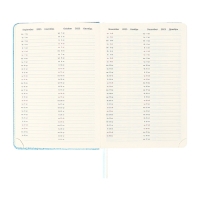 Ежедневник датированный 2025 года A5, 168 листов, deVENTE. Barbara, твердая обложка кожзам с поролоном, перфорацией, ляссе, блок 70, голубой Ежедневник датированный 2025 года A5, 168 листов, deVENTE. Barbara, твердая обложка кожзам с поролоном, перфорацией, ляссе, блок 70, голубой