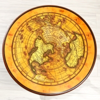 Столик декоративный "Старинная карта" 60х60х49 см