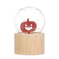 Ночник &laquo;Шар-тыква&raquo; LED 3хAG10 шар 8см 6,5х6,5х11,5см