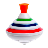 Юла &laquo;Музыкальная&raquo; со звуковым и световым эффектами, работает от батареек, d=13 см