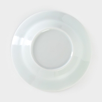 Тарелка фарфоровая &laquo;Шебби шик&raquo;, 500 мл, d=24 см, цвет белый