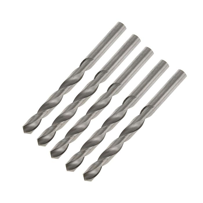 Сверло по металлу ЛОМ, HSS, цилиндрический хвостовик, 9.5 х 125 мм, 5 шт. Сверло по металлу ЛОМ, HSS, цилиндрический хвостовик, 9.5 х 125 мм, 5 шт.