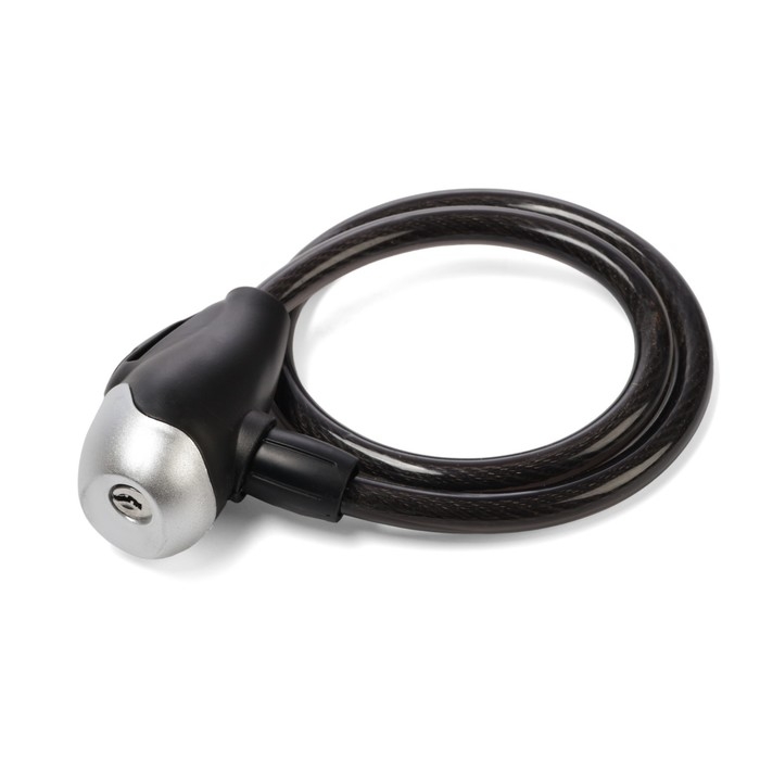 Замок навесной велосипедный LOCKLAND, 10х650 мм, перфорированный ключ, цвет черный Замок навесной велосипедный LOCKLAND, 10х650 мм, перфорированный ключ, цвет черный